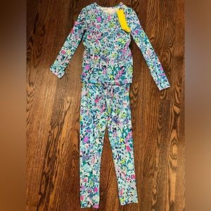 Lilly Pulitzer NWT size 10 pajamas print name dive bar